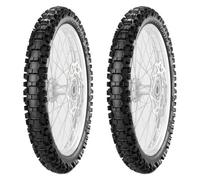 TYRE PAIR PIRELLI 70/100-19 42M + 100/90-19 57M SCORPION MX32 MID HARD