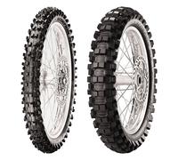 TYRE PAIR PIRELLI 80/100-14 MX32 MID S + 110/90-19 MX EXTRA X