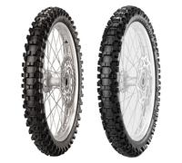 TYRE PAIR PIRELLI 2.50-10 MX EXTRA J DOT22 + 100/90-19 MX32 MID H
