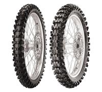 TYRE PAIR PIRELLI 80/100-21 MX32 MID H DOT22 + 120/90-19 MX32 MID S
