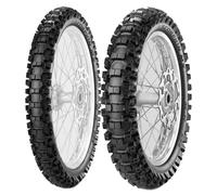 TYRE PAIR PIRELLI 90/100-21 57M + 120/80-19 63M SCORPION MX32 MID HARD