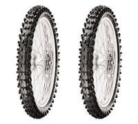 TYRE PAIR PIRELLI 90/100-21 57M + 2.50/ -10 33J SCORPION MX32 MID SOFT