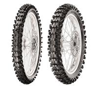 TYRE PAIR PIRELLI 90/100-21 57M + 2.75/ -10 37J SCORPION MX32 MID SOFT