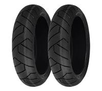 TYRE PAIR VEE RUBBER 110/90-12 64P + 130/70-12 62P VRM-119