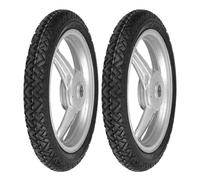 TYRE PAIR VEE RUBBER 2.25-18 43J + 2.25-17 39J VRM-087