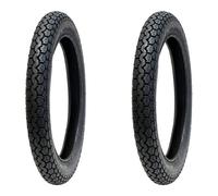 TYRE PAIR VEE RUBBER 2.50-18 45P + 2.75-17 46P VRM-015
