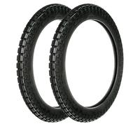 TYRE PAIR VEE RUBBER 2.75-21 50P + 3.00-14 40R VRM-021
