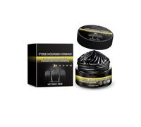 Tyre Polishing Paste, Tyre Nourish Cream, Professional Car Tire Restorer Wax, Instantly Restores Deep Black Gloss, UV Protection & Water-Repellent, Long-Lasting Tyre Dressing for Trim & Exterior (3)