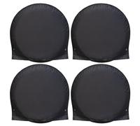 Tyre Protector Covers 4 x UV Cover for Trailers Robust Wheel Trim with Elastic Bands Protection for Trucks, Caravans