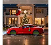 Tyre Protector for Car - Reflective Waterproof and Windproof Wheel Cover | Protection Against Snow Rain Car Tyre Cover for Vehicles of All Types Such as Trucks, Sports Utility