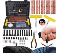 Tyre Puncture Repair Tools Kit Motorcycle Car Van Emergency Tubeless Tire Plug