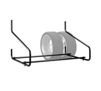 Tyre Rack Wall-Mounted Car Garage Storage Shelf Wheel Rim Holder Grey Foldable