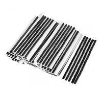Tyre Repair String 12" Black Rubber Filler Strips - Pack of 40