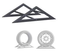 Tyre Rim Display Rack，Wheel Rims Shelf Organizer， Rims Tire Rack for Garage Home Trade Show Auto Repair Shop Floor Standing Tyre Hexagon Display Stand(TriangleBase)