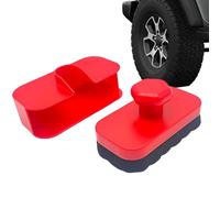 Tyre Shine Sponge-14.2x7.5x7cm Durable tire polishing applicator, Non-Scatch Pad | absorbent sponge with easy dressing, car detailing tool for a smooth, shiny finish