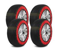 Tyre Socks for Car for Opel Combo (B-E 1993-2025 2026), Easy Fit Winter Driving Grips for Snow and Ice, Textile Traction Aid for Wheels, Snow Chain Alternative,4PCS