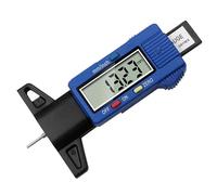 Tyre Tread Depth Gauge - 0-25.4mm/1Inch Portable Tread Depth Checker Tyre Depth Measure with LARGE LCD Display for Cars, Vans, Trucks
