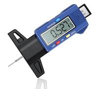 Tyre Tread Depth Gauge, FortCeremy Blue 0-25.4mm/Inch Digital Tire Checker UK, Tyres Measuring Tool with Large LCD Screen for Cars, Trucks, Motos