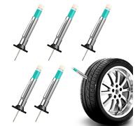 Tyre Tread Depth Gauge Uk 5 PCS,Accurate & Durable Tyre Tread Depth Gauge,Easy-to-Read Tyre Gauge Tread Depth Ensure Driving Safety,Tyre Gauge Ideal for Cars,Trucks,Motorcycles