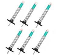 Tyre Tread Depth Gauge UK, Professional Automotive Durable Colour Coded Depth Gauge, 0-25mm and 32nds Scale, Easy Read UK Tyre Measuring Tool for Vehicle Maintenance