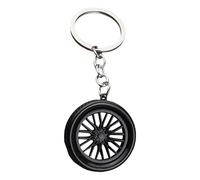 Tyre, Truck Tire With Big Wheel, Tire Key Ring Pendant Auto Wheel Backpack Phone Decoration Key Chain