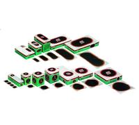 Tip Top Red 1 Patch Kit 30 Units Black