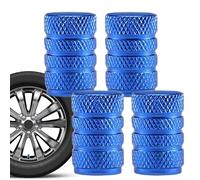 Tyre Valve Caps - Car Tyre Valve Caps | 4 PCS Tire Valve Stem Caps | Dustproof Valve Covers Wheel Air Caps Cover | Aluminum Tire Valve Cap Set Stem Covers | Tire Stem Caps for Auto