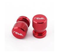Tyre Valve Caps For Rebel 300 500 Cmx300 Cmx500 Cmx1100 Motorcycle Tire Valve Stem Cap Cover Plug CNC Aluminum(Red)
