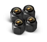 Tyre Valve Caps, with O Seal Ring,Airtight Seal, Screw-On, Easy to Operation,Stem Dust Covers.For Lamborghini Huracan LP 620-2 Super Trofeo 2014-2019
