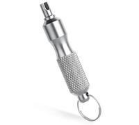 Tyre Valve Removal Tool, Portable Valve Core Removal Tool Stainless Schrader Valve Removal Tool for Bikes Motors and Cars