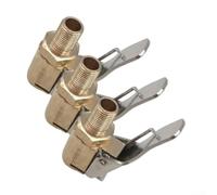 Tyre Valve Stem Adapter Brass 90 Degree Bend for Cars RVs Trailers - Robust Inflator Connector to Prevent Rust - Simple Pump Attachment