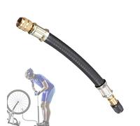 Tyre Valve Stem Extender | Rubber and Brass Air Extension for Airtight Inflation | Leakproof Design with Steel Wheel Access | Easy Pressure Check for Automobiles