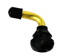 Tyre Valve Stems, Curved 90 Degree Angle Replacement Part, Tubeless Tyre Valve Stems, High Quality Corrosion-resistant Forged Brass, Motorcycle Scooter, ATV, Electric Bikes, Men and Women