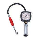 Tyre Wheel Inflator 75mm Gauge Dual Head Push Pull Connector 0 - 230 PSI