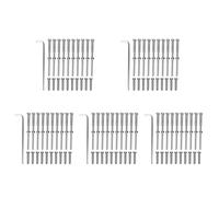 TYREE Stemball Swage Y Hex Threaded Stud Tension End Endting Fitting Terminal Combo Pack for 1/8 Inch, Stainless Steel T316 Marine 50 Pairs