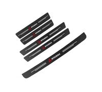 TYREEDE 5Pcs Car Door Sill Protector Strips for Mitsubishi ASX Pajero sport Outlander Grandis L200,Car Door Sill Scuff Plate Kick Plates Protection Sticker Film for Car Door Guard