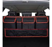 TYREEDE Car Boot Organiser for Ford Transit Custom II & Ford Tourneo Custom II, Foldable Car Tidy Storage Bag, Black