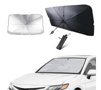 TYREEDE Car Windscreen Sun Shade, For Audi Q2 Q3 8U Q5 8R Q7 4L Q7 4M Q8 1995-2024 Car Windshield Sunshade Blocks UV Rays Car Shade Umbrella Keep Vehicle Cooler,79 * 140