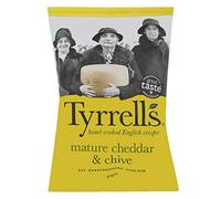 Tyrell's|Tyrells Cheddar and Chive Chips, 40g