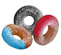 Tyrkisk Peber Hot Rings - Extremely Spicy Nordic Salmiak Candy - Spicy and Salty Licorice 16 oz - 1 lb - 454 g