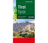 Tyrol 1:150 000 (FREYTAG) : Road and Leisure Map