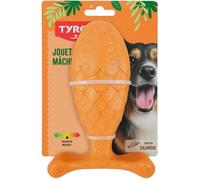 Tyrol - Salmon Bamboo Dog Toy - Dog Toy - Mass Teeth and Gums - with Bamboo Fibre - Medium Resistance for Moderate Chewers - Salmon Flavour - 18 cm