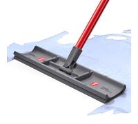Tyroler 2-in-1 Wet Room Floor Squeegee Heavy Duty 42cm | 100% Silicone Head | 4 Part 140cm Long Handle Squeegee | Multi-Surface Shower Squeegees | Ideal for Any Surface