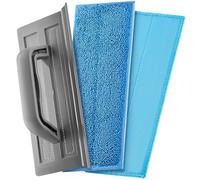 Tyroler Shower Squeegee for Shower Doors 100% Silicone Squeegee 25cm | 2 Microfiber Scrub & Polish Cloths | Multi-Surface- Mirror, Marble, Tile & Window Squeegee | Perfect Squeegee Window Cleaner Tool