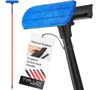 Tyroler Telescopic Window Cleaner Tool 30-205cm | Window Cleaning Equipment | | Anti-Rust 5-Part Handle Professional Window Cleaning Kit | 100% Rubber Window Squeegee for High Glass | Window Washing Kit