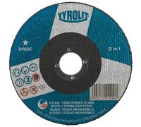 Tyrolit 34332876 BASIC 2in1 Cutting Discs, 41, A46Q-FB, New, 230 x 1.9 x 22.2 mm, Box of 25