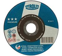 TYROLIT 907800 Cutting disc for Steel & Stainless Steel 125 mm Pack of 25