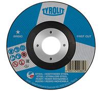 TYROLIT FASTCUT 2-in-1 Rough Grinding Disc for Stainless Steel for Angle Grinders - 115 x 6.0 x 22.23 mm (Pack of 10)