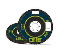 Tyrolit One 115mm X 22.23mm 40 Grit Flap Disc For Steel & Stainless - Pack Of 10