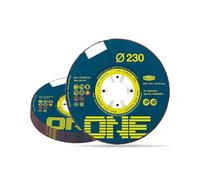 TYROLIT ONE 2-in-1 125mm Grinding Discs for Steel and Stainless Steel - Abrasive Angle Grinder Discs for Metal - 230 mm x 6.0 mm x 22.23 mm, 10-Pack